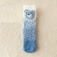 thumbnail image 2 of FhsagQ Chaussettes Chaussettes pour Hommes Bas Rouges Sans Entrejambe Mode Nouveau Motif Imprimé Dessin Animé Noël Chaussettes Épaisses Confortables Automne et Hiver Chaussettes pour Hommes Shorts Extra Petits Bleus Taille Unique, 2 of 3