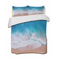 thumbnail image 2 of Blue Coastal Twin XL Size Down Alternative Comforter, Lightweight Comforter Quilt Bedding Set with Pillow Shams Summer Beach Seaside Ocean Nautical All Seasons Bed Comforter Duvet Insert 68"x98", 2 of 7