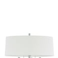 thumbnail image 2 of Metal Floor Lamp with Corkscrew Design Stalk Support and Drum Shade, Silver- Saltoro Sherpi, 2 of 5