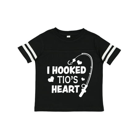 

Inktastic I Hooked Tio s Heart with Fishing Rod Gift Toddler Boy or Toddler Girl T-Shirt