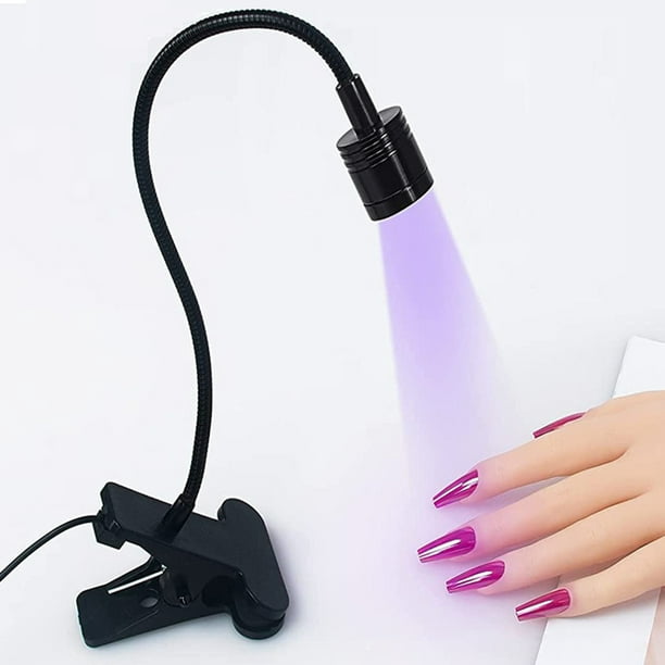 Lampe UV Nail Sèche-ongles Pince Lampes de bureau flexibles pour