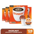 thumbnail image 2 of Dunkin' Hazelnut Flavored Coffee, 128 Keurig K-Cup Pods, 2 of 4