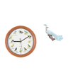 thumbnail image 1 of Reloj de pared con pájaro cantor, relojes de pared decorativos para cocina, decoración del hogar, escultura de , figurita, adorno de jardín,, 1 of 8