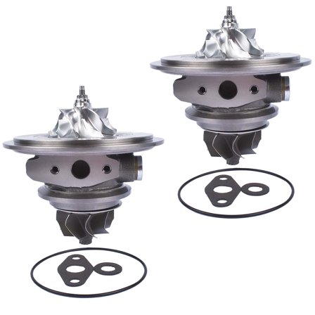 GELUOXI 2PCS Turbo Turbocharger Cartridge CHRA for BMW 550i 650i 750i X5 X6 N63 4.4L V8 793647-5002S