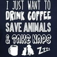 thumbnail image 3 of CafePress - Coffee Animals Naps Hoodie (Dark) - Pullover Hoodie, Classic, Comfortable Hooded Sweatshirt, 3 of 4
