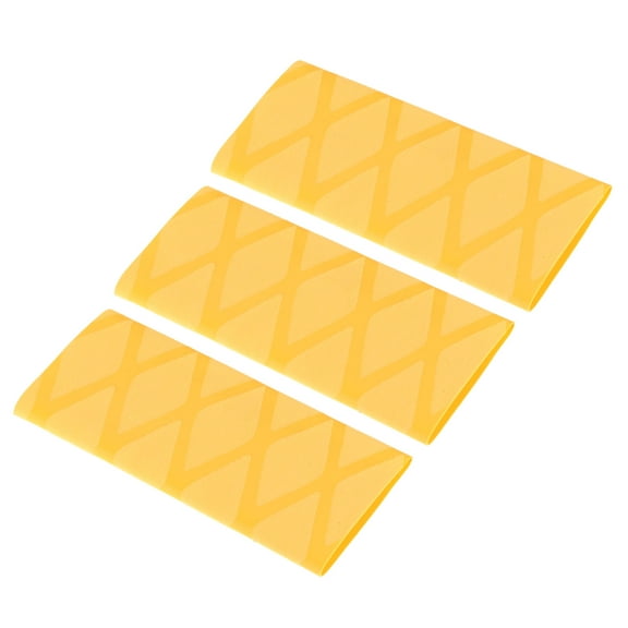 Uxcell Table Tennis Racket Grip Tape Ping Pong Paddle Overgrip Sweat Absorbing Soft, Yellow 3 Pack