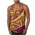 thumbnail image 2 of Camiseta sin mangas de cuello redondo para hombre, ropa deportiva para el hogar, pijamas, camiseta de color liso, blusa deportiva, blusa de poliéster para hombre, 2 of 5