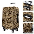 thumbnail image 5 of Brown and Black Leopard Print Luggage Cover Fashion Suitcase Cover Baggage Covers Fit 25-28 Inch Luggage (Go Travel), 5 of 5