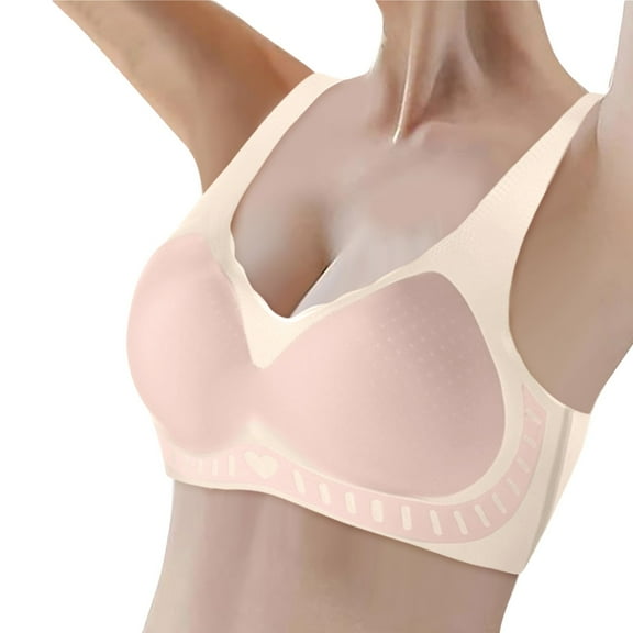 Women's Comfortable Bra Large, Thin, No Steel Ring, Beauty Back Design, Shining, for Sagging Side , Multiple Sizes