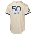 thumbnail image 3 of Youth Nike Mookie Betts Cream Los Angeles Dodgers 2024 City Connect Limited Player Jersey, 3 of 3