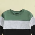 thumbnail image 4 of Kogui Baby Winter Clothes Toddler Baby Boy Clothes Crewneck Sweatshirt Long Sleeve Letter Print Shirt with Pants Cute Fall Winter Outfits 3 6 9 12 24 Months 2T 3T 4T (Green,12-18 Months), 4 of 6