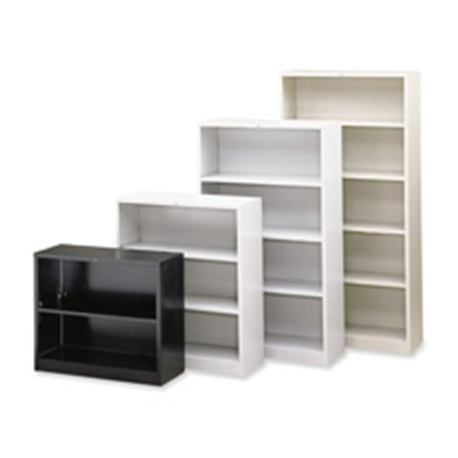 Hon Company Hons42abcq 3 Shelf Metal, Deep Shelf White Bookcase
