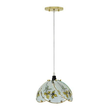 - Aspen Creative 61096, One-Light Hanging Mini Pendant Ceiling Light, 8 3/4