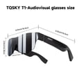 thumbnail image 6 of 150'' HD Display AR Smart Glasses, Built-in Tracking, Portable Immersive VR Headset, Compatible with Phones Tablets Laptops for Movies Gaming Travel Presentations, 6 of 9
