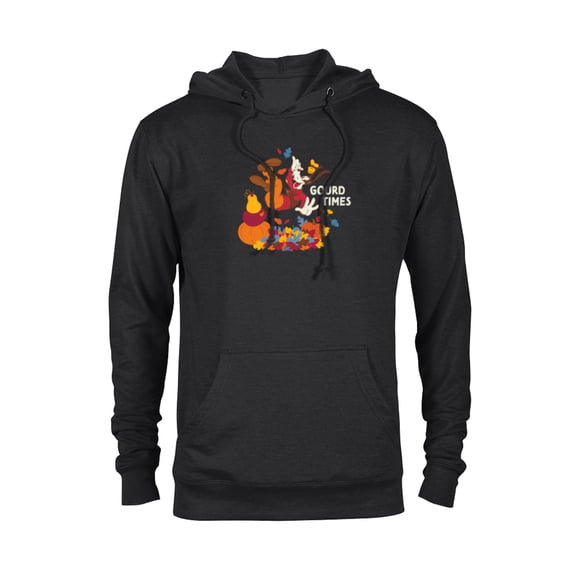 Disney Mickey & Friends Goofy Gourd Times in the Fall - Pullover Hoodie for Adults - Customized-Black