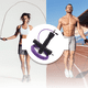 thumbnail image 4 of Cuerda para saltar de velocidad, cuerdas para saltar ajustables con rodamientos de bolas, para adultos, ejercicio, boxeo, MMA, 4 of 5