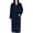 Navy Blue, variant on Mens and Womens Robe, Warm Fleece Unisex Bathrobes, Soft Plush House Robes, X Large-XX Large, Navy Blue