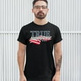 thumbnail image 3 of Tee Hunt True American T-shirt Stars and Stripes Independence Day July 4th Men's Tee, Black, 4X-Large, 3 of 5