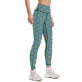 thumbnail image 2 of Grilled Cheese Sandwich Cheddar Toasted Bread Leggings legging push up harem pants sports woman gym Womens Leggings, 2 of 6