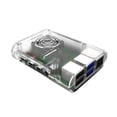 thumbnail image 1 of Se puede instalar carcasa con disipadores de calor de ventilador de refrigeración para Pi 4B Transparente Cola Caja de la placa de desarrollo, 1 of 8