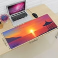 thumbnail image 2 of Ocean Theme Sunset Beach Extended Large Gaming Mouse Pad Non Slip Rubber Base Mousepad Stitched Edges 31.5 X 11.8 Inch, 2 of 6