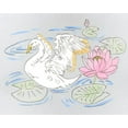thumbnail image 2 of Wang, Melissa 18x15 White Modern Wood Framed Museum Art Print Titled - Swan Lake Song I, 2 of 4