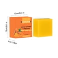 thumbnail image 3 of Fiudx Jabón de Limón, Barra Artesanal Iluminada de Cúrcuma, Limpiador Cítrico y Vitamina C, Exfoliante Suave y Ácido Salicílico, Limpieza Facial Diaria, para Todo Tipo de Piel, Ingredientes Naturales, 3 of 7
