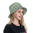 thumbnail image 6 of Cauagu Summer for Unisex Bucket Hat,Outdoor Summer Beach Fishing Sun Hat Hot Summer Reflective Bucket Hat Fun Outdoor Vacation Hat for Men and Women, 6 of 6