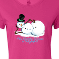 thumbnail image 4 of Inktastic Sassy Snowman The Weather Outside is Delightful Women's T-Shirt, 4 of 5