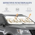 thumbnail image 4 of Easygdp Western Desert Cowboys for 2 PCS Foldable Car Sun Shade Front Windshield Sun Protection Cover for Car, SUV, Truck-Small, 4 of 6