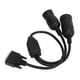 thumbnail image 1 of VOBOR Cable Adaptador De Diagnóstico - 457 6114 9Pin 6Pin ABS Cable Conector De Diagnóstico De Goma Resistente Anti Grietas Apto para ET3 317 7485, 1 of 5