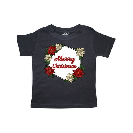 

Inktastic Merry Christmas Poinsettia Gift Toddler Boy or Toddler Girl T-Shirt