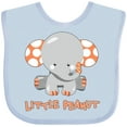 thumbnail image 3 of Inktastic Little Peanut Cute Baby Elephant Boys or Girls Baby Bib, 3 of 4