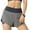 Gray, variant on Women's Workout Running Shorts Quick Dry 2 in 1 Athletic Gym Shorts with Pocket