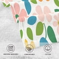 thumbnail image 5 of Yayeee 100% Cotton Hand Towels for Bathroom 16" x 28" Soft Absorbent Kitchen Towel, Retro Orange Floral, 5 of 7