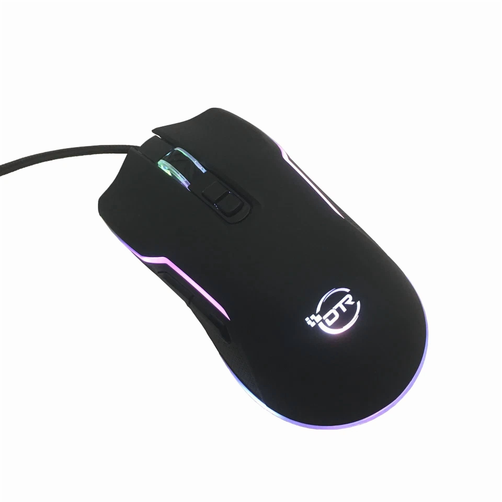 CIRCLE- Wired Gaming Mouse RGB LED Backlight USB Wired 7200 DPI Gamer