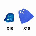 thumbnail image 1 of MOC Medieval Soldiers Figure Accessories Building Blocks Hood Cape Pilot Football Helmets Backpack Goggles Guns Mini Toys Bricks B2-4-3, 1 of 3