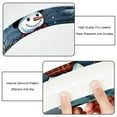 thumbnail image 3 of Snowman Printed 14.5 Inch PVC Leather Auto Accessories Car Steering Wheel Cover, 3 of 6