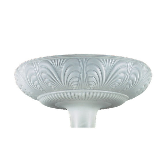 B&P Lamp® 14 1/2" Dia. Torchiere, Cry. Etch