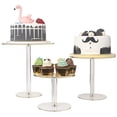 thumbnail image 2 of RKSTN Cake Stand Acrylic Cake Stand Round Cake Stands for Dessert Table Clear Cupcake Stand for Birthday Party Candy Pizza Display Riser for Wedding Event Kitchen Gadgets, 2 of 2
