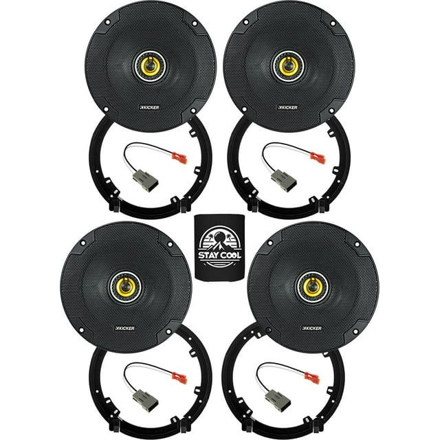 Kit de actualización de altavoces KICKER Serie CS de 6.5 pulgadas para Honda Accord