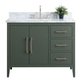 thumbnail image 5 of Vanity Art 42" Single Sink Bathroom Vanity Cabinet with Ceramic Countertop, 5 of 9