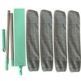 thumbnail image 1 of CAROOTU Brosse Antipoussière de Chevet Longue Poignée Brosse à Balayer Réutilisable en Microfibre, 1 of 7