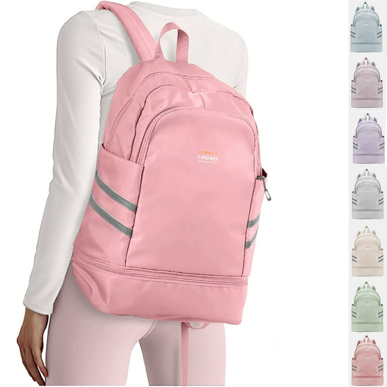 Pink top backpack men