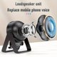 thumbnail image 3 of Cute wireless speaker that can be used as a phone holder, gradient light, Type-C charging port, rotatable.There is no need for a link, and the phone is put on the automatic sensor., 3 of 6