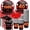 Black Red, variant on 240 Pcs 60th Birthday Decorations 1966 Birthday Party Tableware Include Plates Napkins 9oz Cups Cutlery 60th Anniversary Party Supplies for Men Women Him Her, Serve 30 Guests (Black Pink)