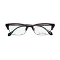 thumbnail image 2 of NEW LILLY PULITZER CAMBELL WOMENS/LADIES CAT EYE FULL-RIM GRAPE TURQUOISE FRAME DEMO LENSES 48-16-130 FLEXIBLE HINGES EYEGLASSES/EYEGLASS FRAME, 2 of 9