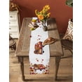 thumbnail image 5 of Fall Red Truck Table Runner 60 Inches, Thanksgiving Sunflower Turkey Maple Leaf Autumn Bed Runner Dresser Scarves Tabletop for Indoor Outdoor Parties/Ceremony/Banquet, 13" x 60", 5 of 8