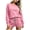 Pink, variant on Women's 2 Piece Tracksuit Outfit Raglan Long Sleeve Crew Neck Sweatshirt and Sweatshorts Sets Soft Casual Y2K Streetwear Workout Set Yellow