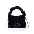 thumbnail image 2 of Bolsos de mano de lentejuelas de moda para mujer, bolsos de mano y monederos de diseñador de lujo ligeros con cordón para damas, bolsos de noche de calidad para fiestas para niñas, pequeños, 2 of 4